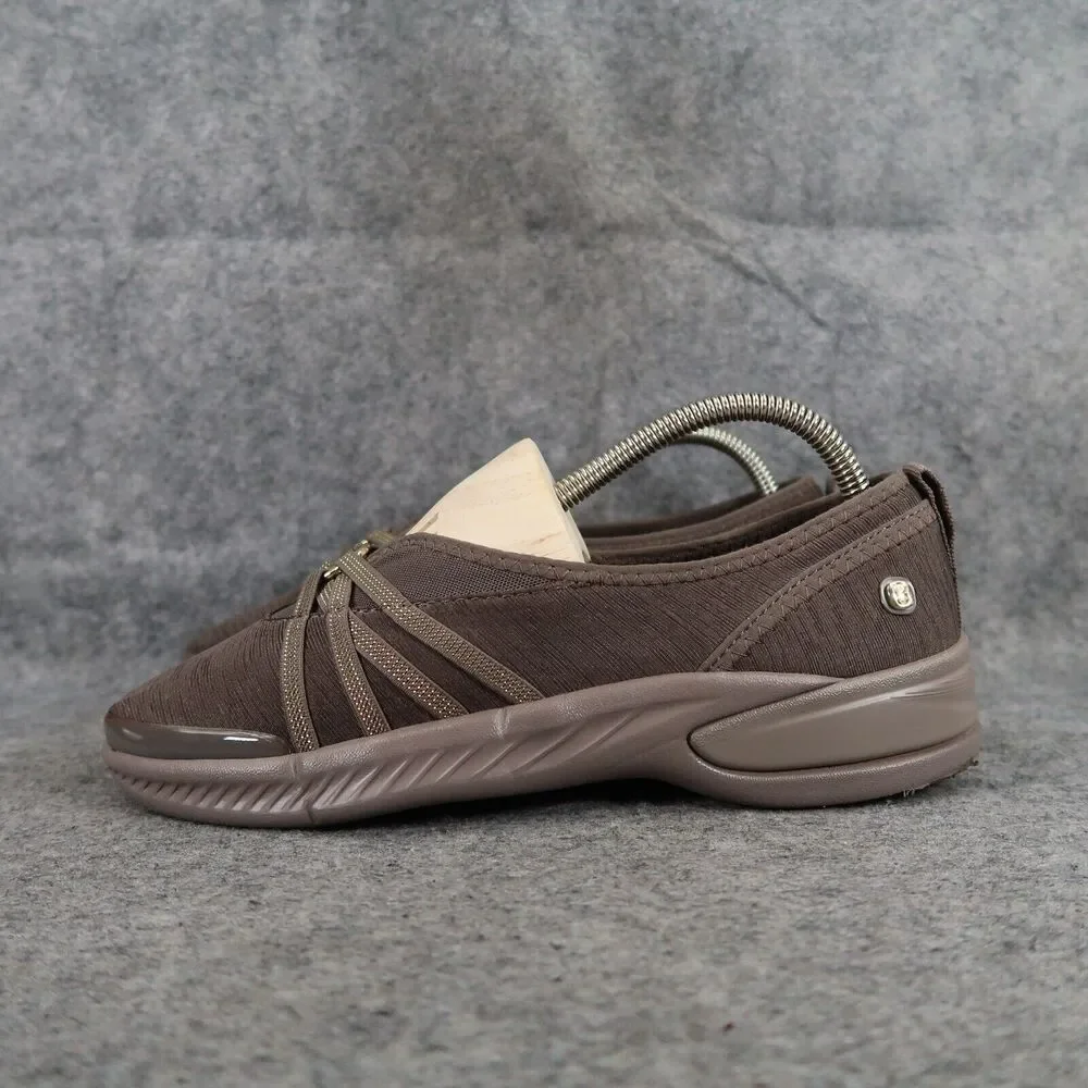 Bzees Shoes Womens 8 Slip On Fashion Casual Comfort Career Stretch Walking Taupe - Picture 4 of 12